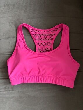 ZYIA Pink Bomber Bra Sz M